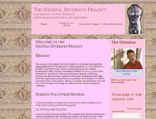 Tablet Screenshot of genitaldiversity.com